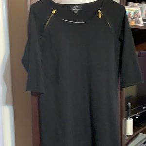 Size Large black sweater dress